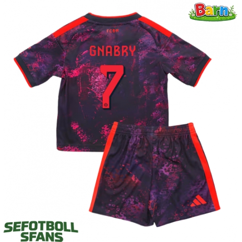 Bayern Munich Serge Gnabry #7 Tredjeställ Barn 2026-27 Kortärmad (+ Korta byxor)